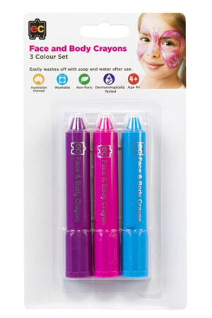 [EC] Face and Body Crayons Set of 3